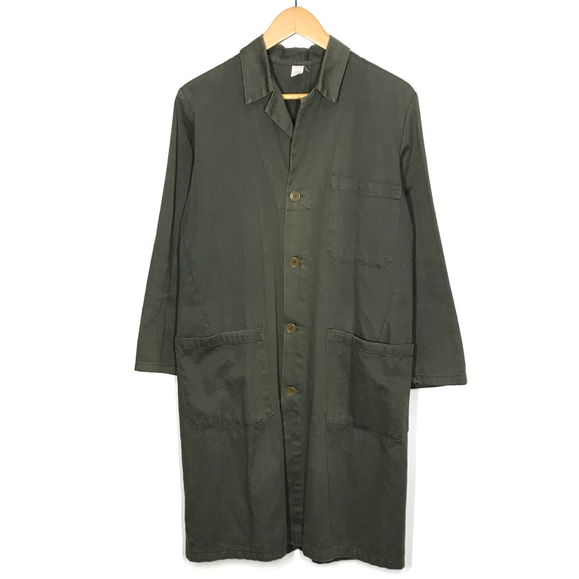 イタリア製 ショップコート ワークコート その他アウター NG-GCOAT-91 カーキグリーン サイズ：40【倉吉店】