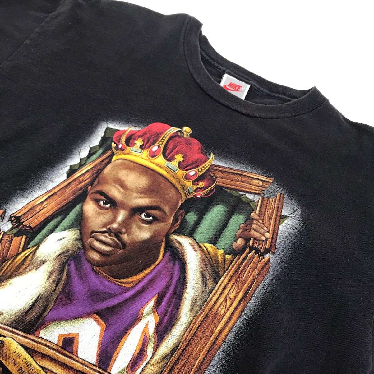 NIKE | ナイキ 90s USA製 チャールズ・バークレー 半袖Ｔシャツ ブラック サイズ：M【倉吉店】