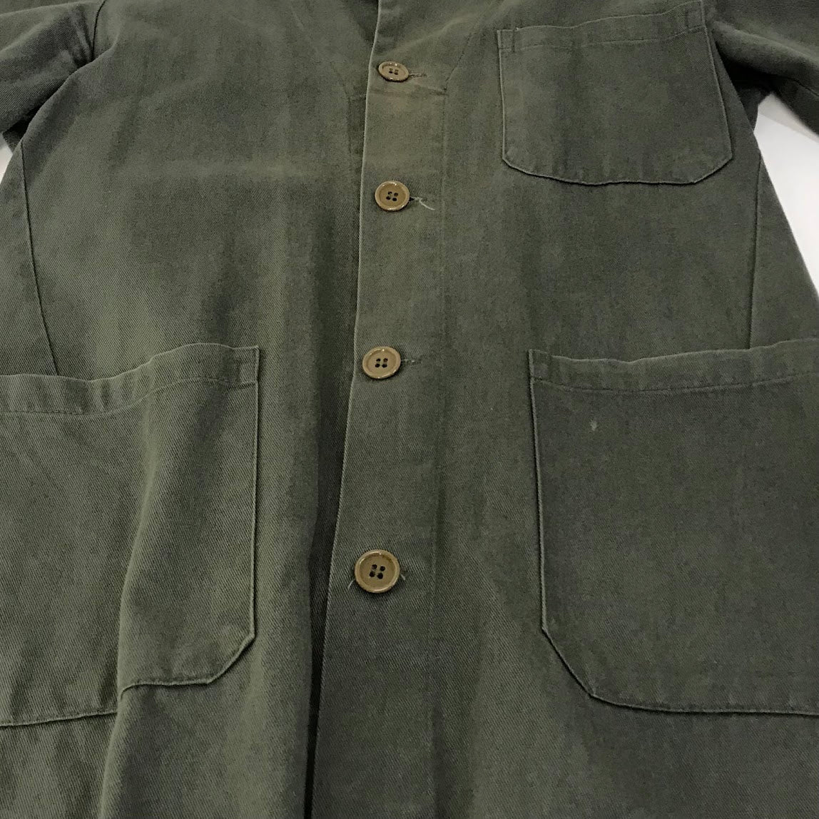 イタリア製 ショップコート ワークコート その他アウター NG-GCOAT-91 カーキグリーン サイズ：40【倉吉店】