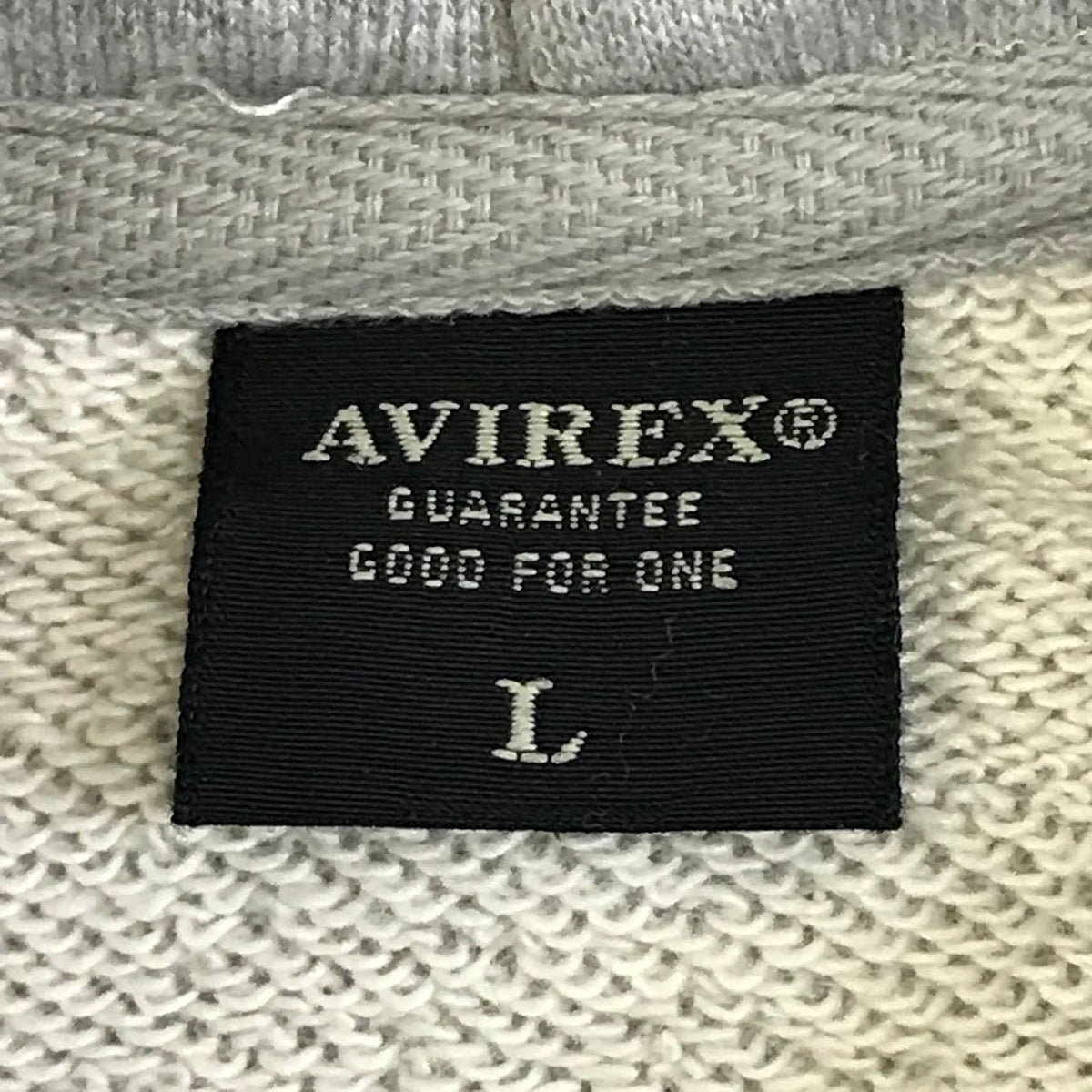 AVIREX | アヴィレックス ジップパーカー パーカー 6113285 グレー サイズ：L【倉吉店】