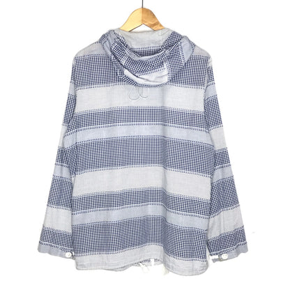 WHIMSY | ウィムジー PLAID YACHT PZRKA チェック ジップパーカー パーカー WMS-23SS-008 ブルー系 サイズ：L【倉吉店】