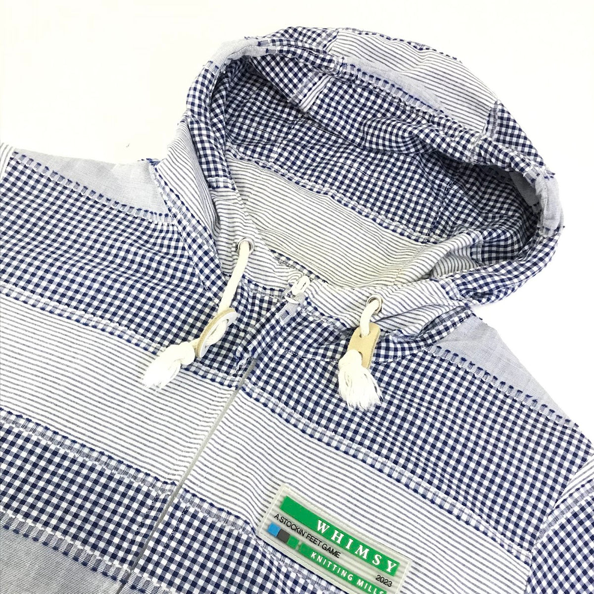 WHIMSY | ウィムジー PLAID YACHT PZRKA チェック ジップパーカー パーカー WMS-23SS-008 ブルー系 サイズ：L【倉吉店】