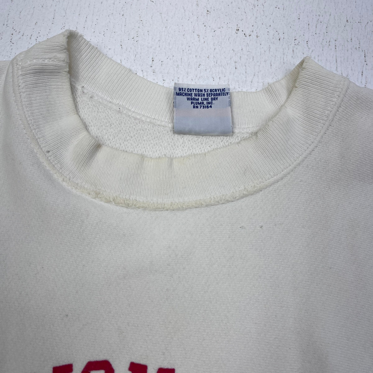 SANTEE ALPHA SIGMA ALPHA 90s スウェット ホワイト サイズ：XL【加古川店】