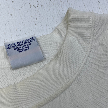 SANTEE ALPHA SIGMA ALPHA 90s スウェット ホワイト サイズ：XL【加古川店】