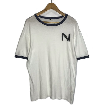 Nigel Cabourn | ナイジェルケーボン リンガーTシャツ 半袖Ｔシャツ 80340021012 ホワイト サイズ：48【倉吉店】