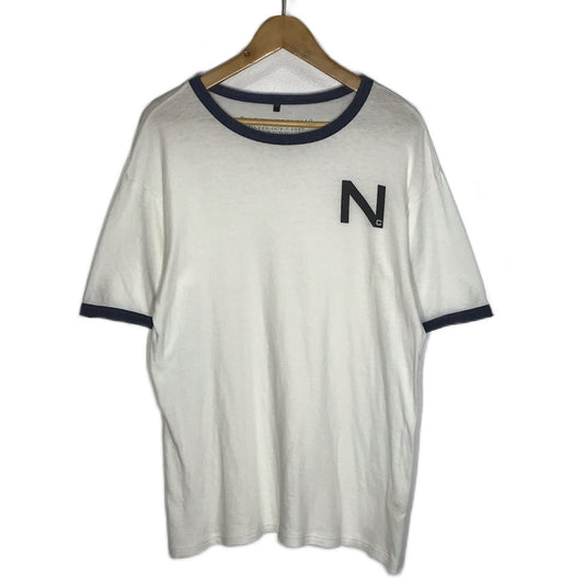 Nigel Cabourn | ナイジェルケーボン リンガーTシャツ 半袖Ｔシャツ 80340021012 ホワイト サイズ：48【倉吉店】
