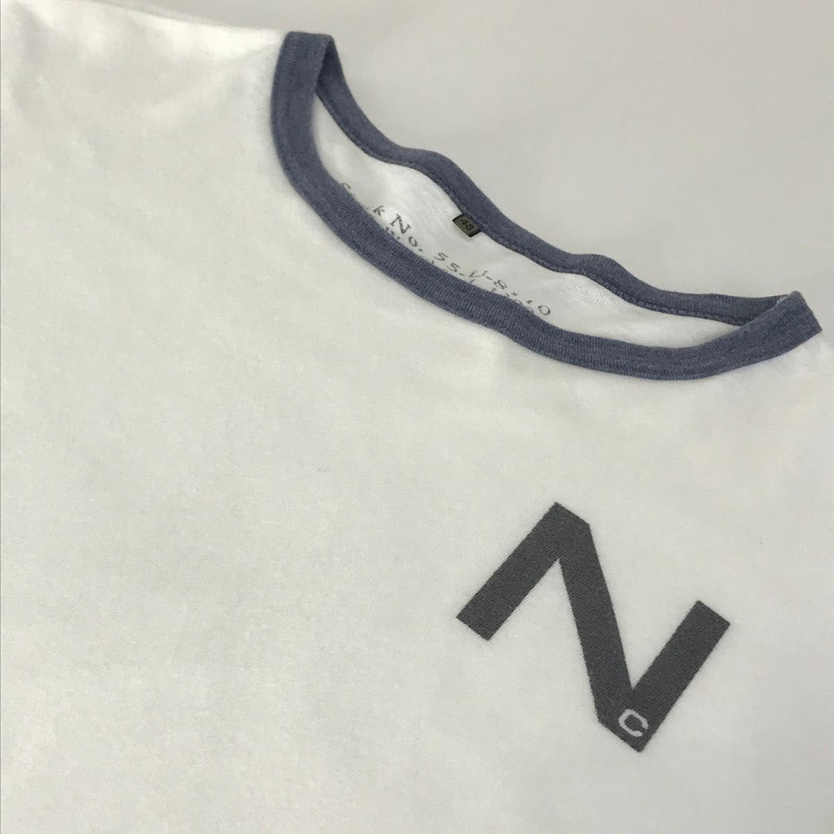 Nigel Cabourn | ナイジェルケーボン リンガーTシャツ 半袖Ｔシャツ 80340021012 ホワイト サイズ：48【倉吉店】