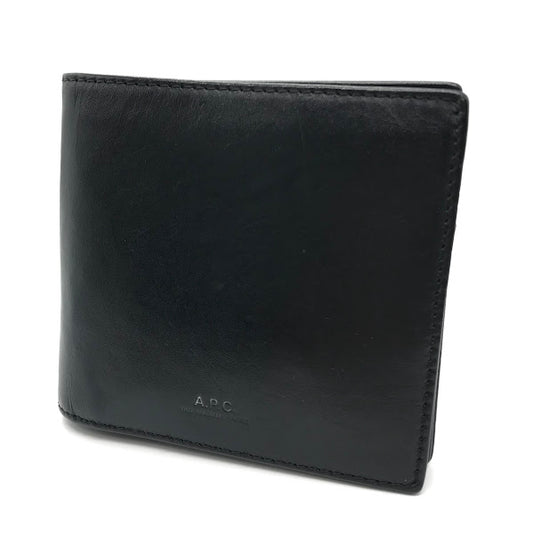 A.P.C | アーペーセー NEW PORTEFEUILLE LONDON 二つ折り財布 ブラック【倉吉店】