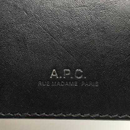 A.P.C | アーペーセー NEW PORTEFEUILLE LONDON 二つ折り財布 ブラック【倉吉店】