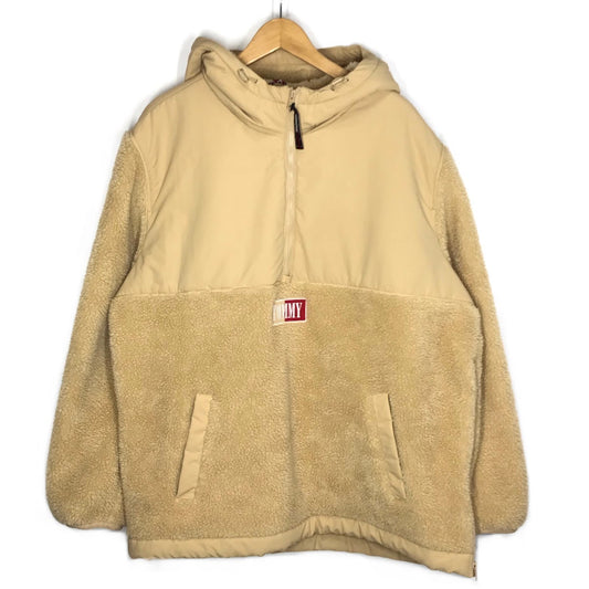 TOMMY JEANS | トミージーンズ ボアハーフジップパーカー ボアジャケット その他アウター ベージュ サイズ：XL【倉吉店】