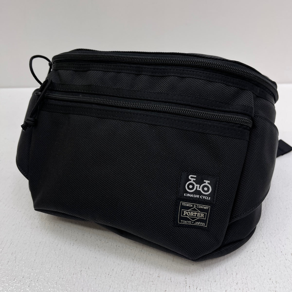 PORTER | ポーター x木梨サイクル 2way waist bag ボディバッグ colabo002 ブラック【加古川店】