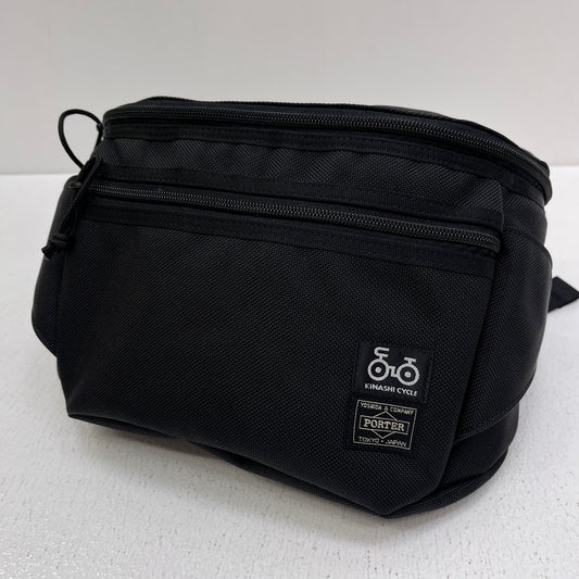 PORTER | ポーター x木梨サイクル 2way waist bag ボディバッグ colabo002 ブラック【加古川店】