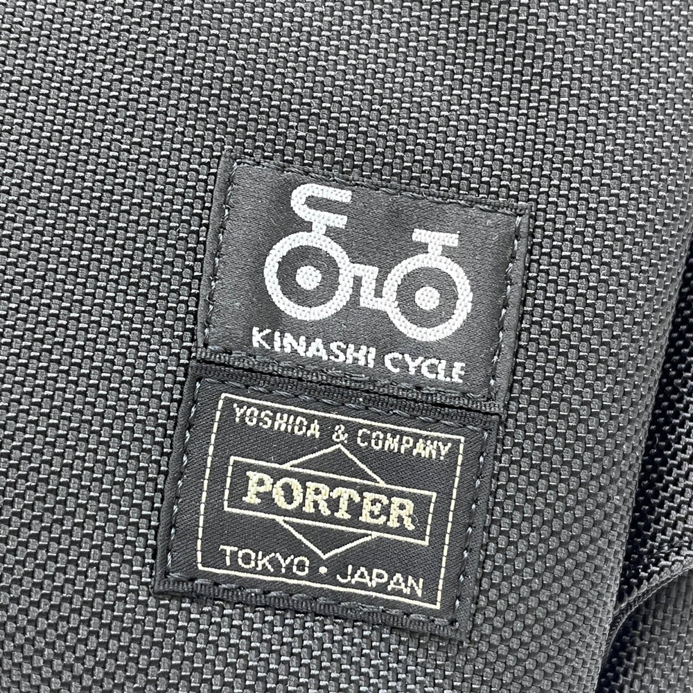 PORTER | ポーター x木梨サイクル 2way waist bag ボディバッグ colabo002 ブラック【加古川店】