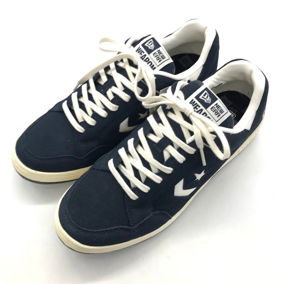 CONVERSE | コンバース × NEW ERA(ニューエラ) 25SS WEAPON SUEDE OX ウエポン スエード スニーカー 33701950 ネイビー 27.5cm【倉吉店】