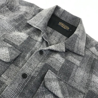 PENDLETON | ペンドルトン ウールシャツ チェック柄 長袖シャツ P18FM001 グレー サイズ：L【倉吉店】