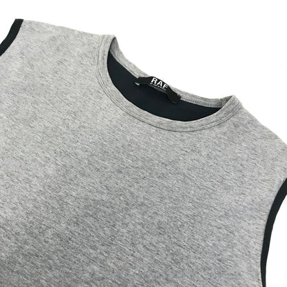 RAF BY RAF SIMONS | ラフバイラフシモンズ バックプリント ノースリーブ タンクトップ グレー サイズ：48【倉吉店】