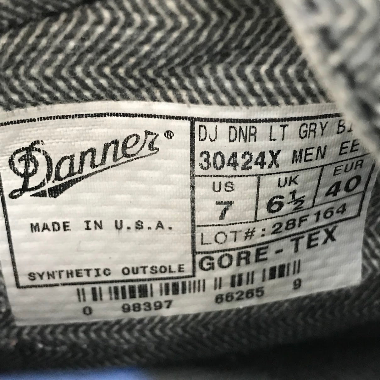 Danner | ダナー Light Gray Bison ダナーライト バイソン ブーツ 30424X グレー 25cm【倉吉店】