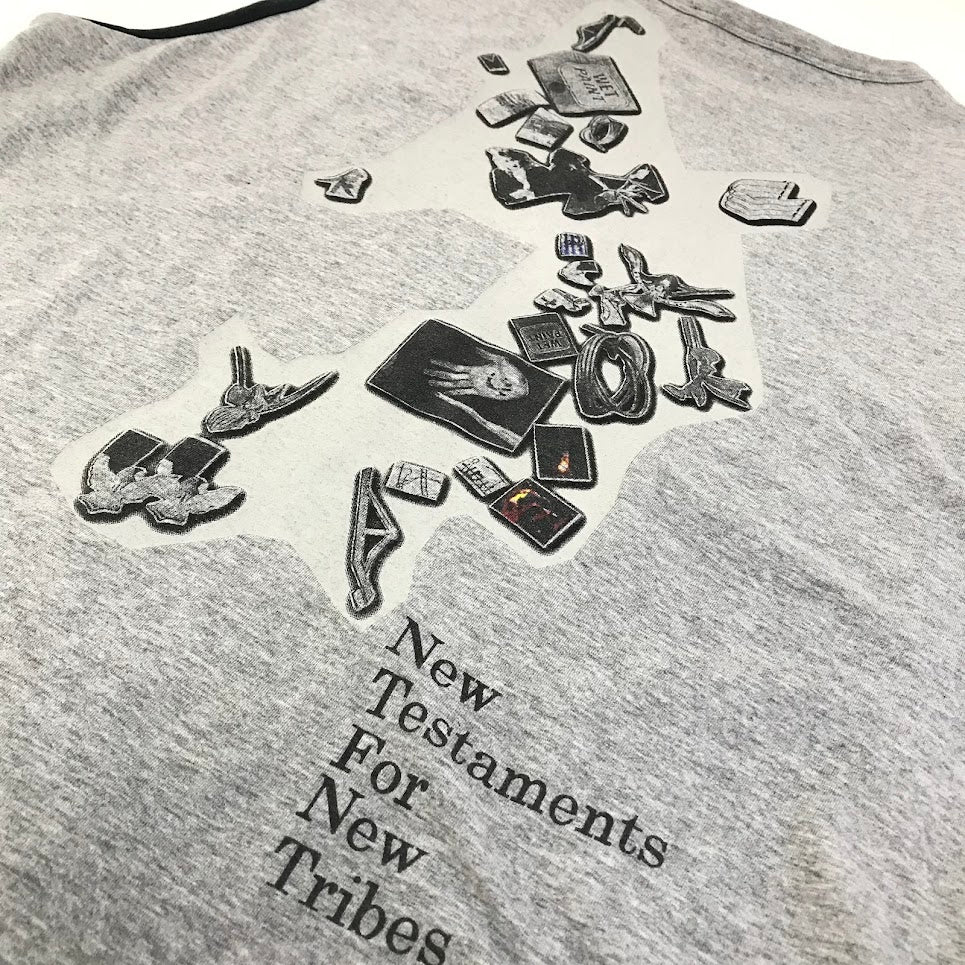 RAF BY RAF SIMONS | ラフバイラフシモンズ バックプリント ノースリーブ タンクトップ グレー サイズ：48【倉吉店】
