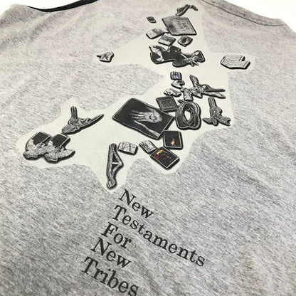 RAF BY RAF SIMONS | ラフバイラフシモンズ バックプリント ノースリーブ タンクトップ グレー サイズ：48【倉吉店】
