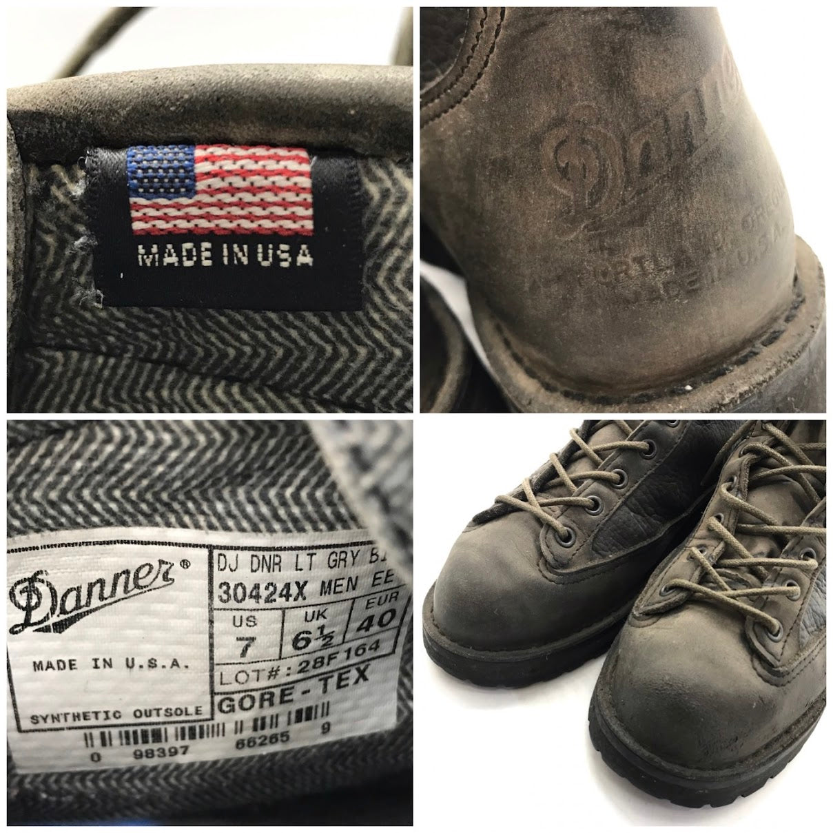 Danner | ダナー Light Gray Bison ダナーライト バイソン ブーツ 30424X グレー 25cm【倉吉店】