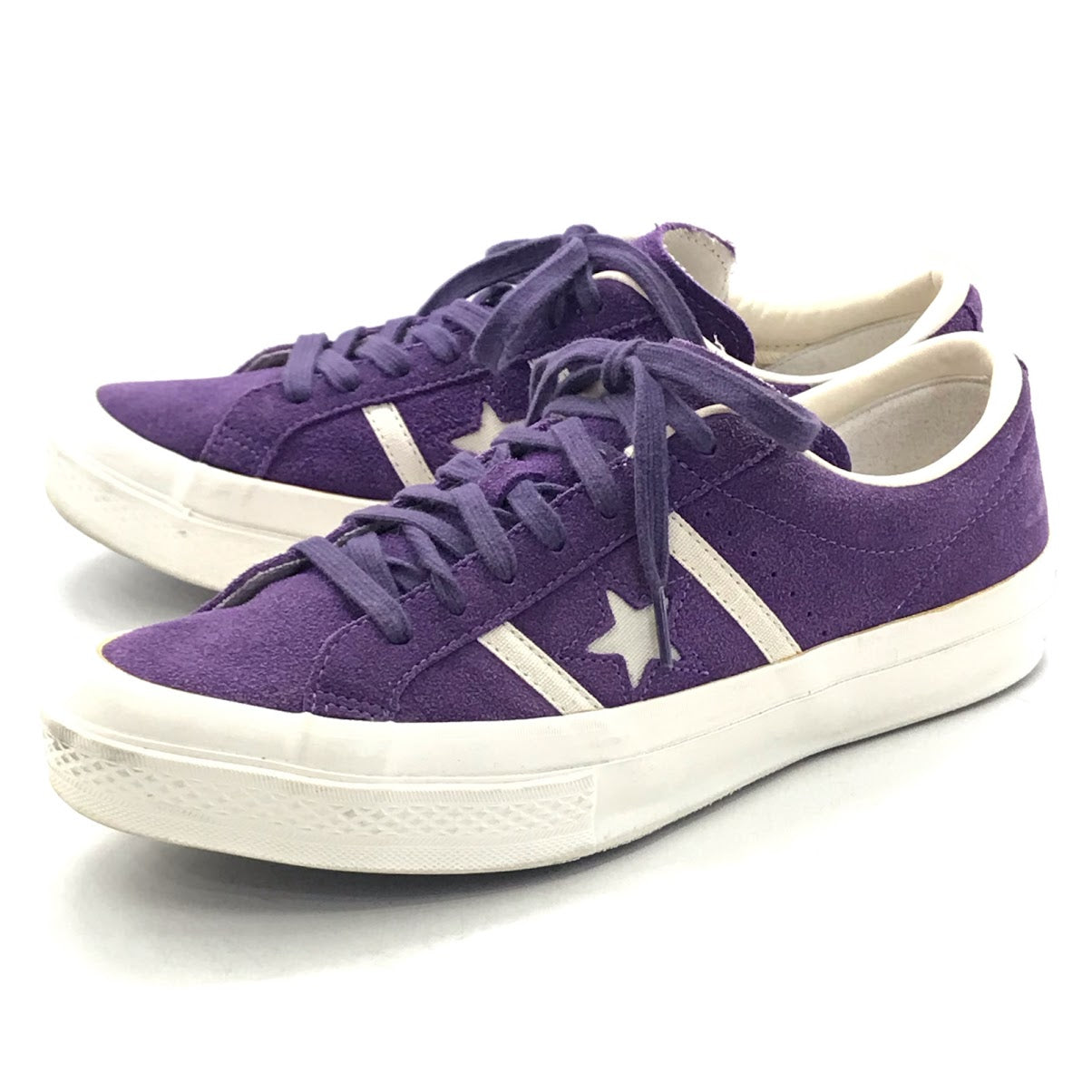 CONVERSE | コンバース STAR&BARS SUEDE スター アンド バーズ スエード スニーカー 1CL538 パープル 27cm【倉吉店】