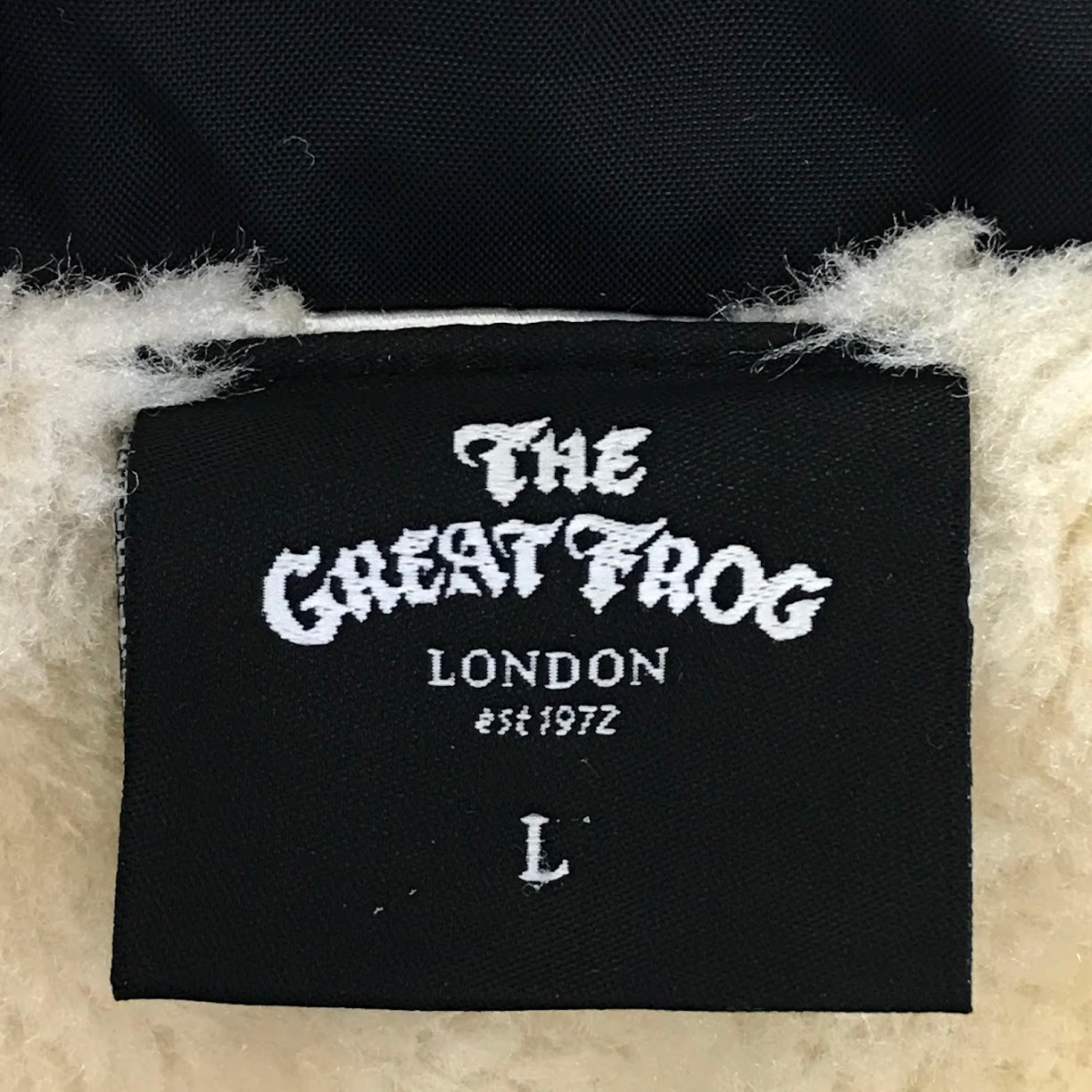 THE GREAT FROG｜グレートフロッグ 内ボアコーチジャケット ナイロンジャケット ブラック サイズ：L【倉吉店】