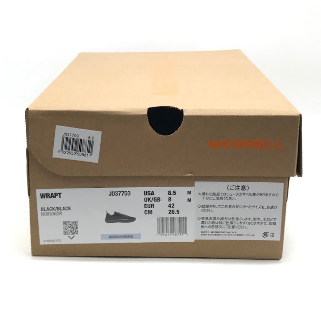 MERRELL | メレル WRAPT スニーカー J037753 ブラック 26.5cm【倉吉店】