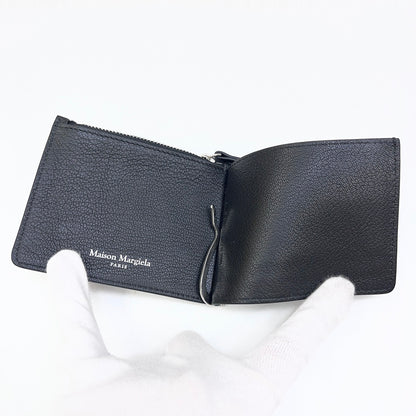 Maison Margiela | メゾンマルジェラ 4ｽﾃｯﾁ ﾏﾈｰｸﾘｯﾌﾟ付き二つ折り財布 マネークリップ SA1UI0004 ブラック【加古川店】