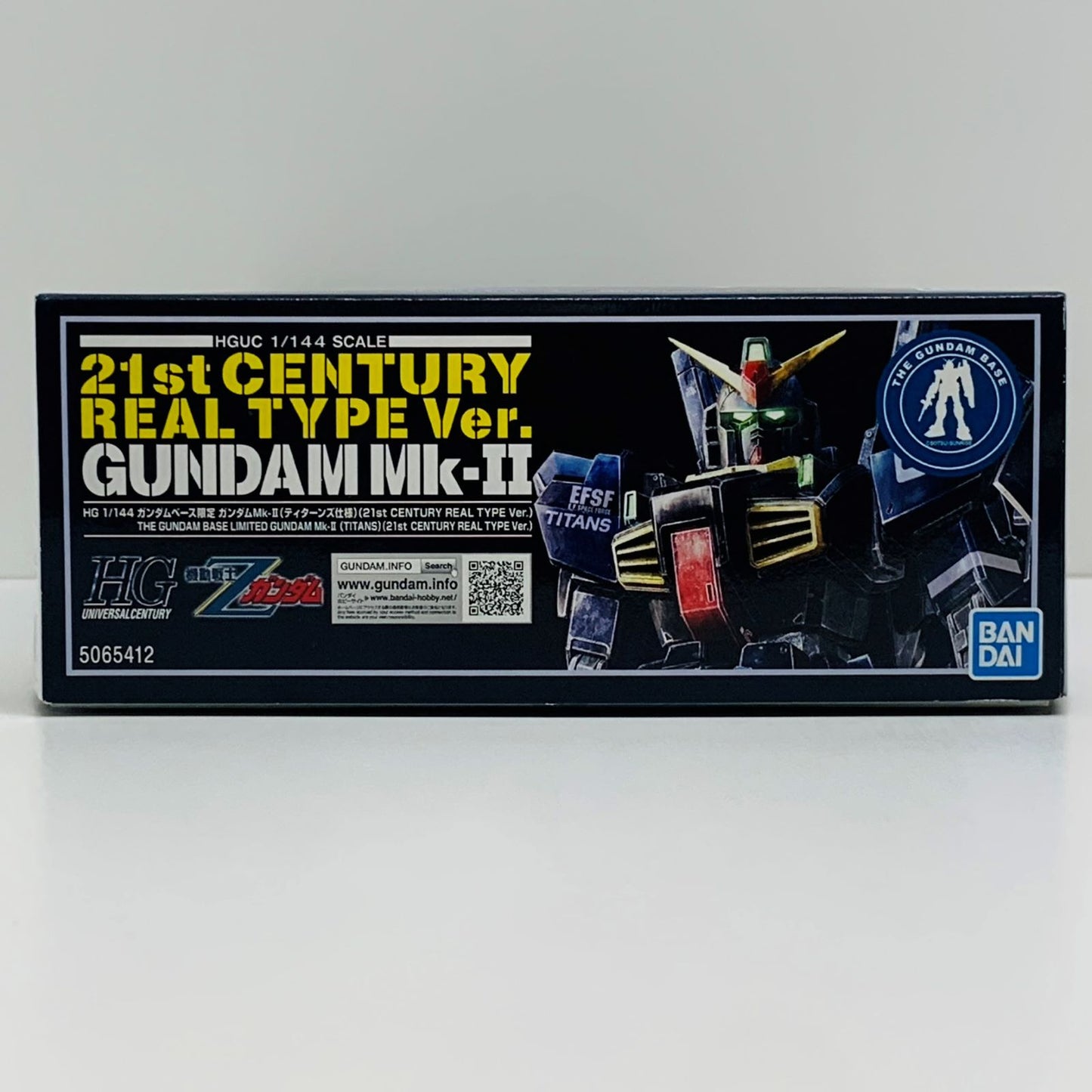 【中古】 1/144HGUCRX-178ガンダムMk-II(ティターンズ仕様)(21stCENTURYREALTYPEVer.)「機動戦士Zガンダム」ガンダムベース限定[5065412]【飾磨店】