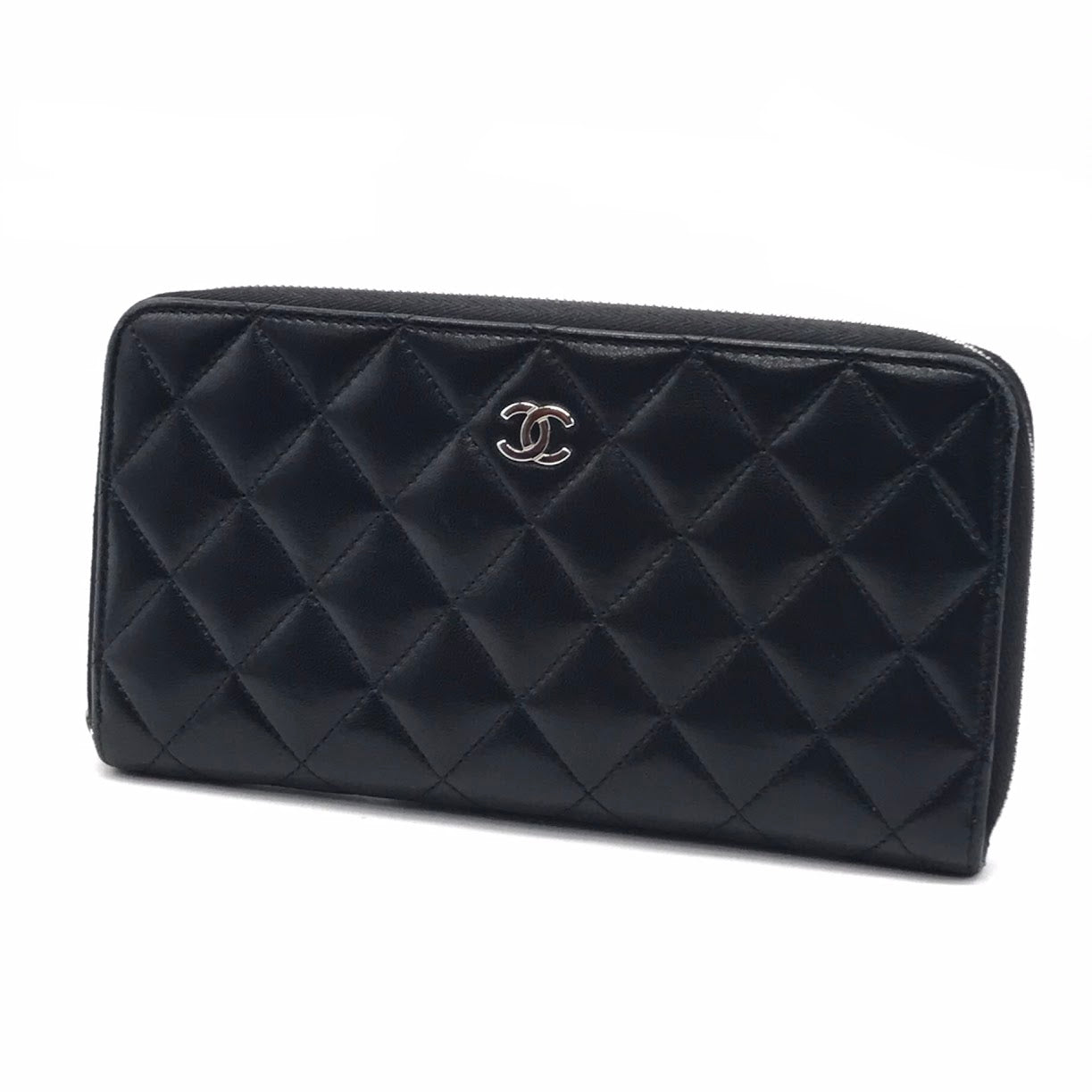 CHANEL | シャネル マトラッセ LONG WALLET ラウンドファスナー長財布 長財布 AP0242 ブラック【倉吉店】