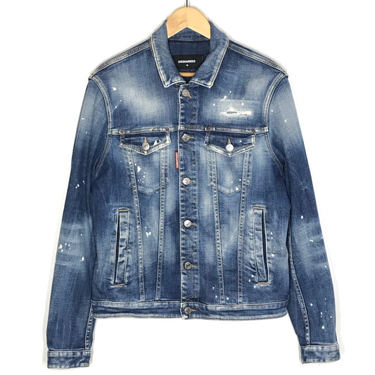 DSQUARED2 | ディースクエアード Dan Jean Jacket デニムジャケット デニム S74AM1521 S30872 ブルー サイズ：48【倉吉店】