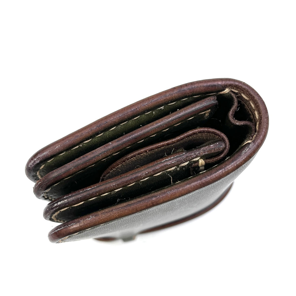 天神ワークス Middle Wallet 二つ折り財布 MW02 グリーン【加古川店】