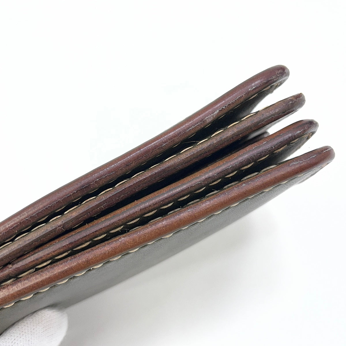 天神ワークス Middle Wallet 二つ折り財布 MW02 グリーン【加古川店】