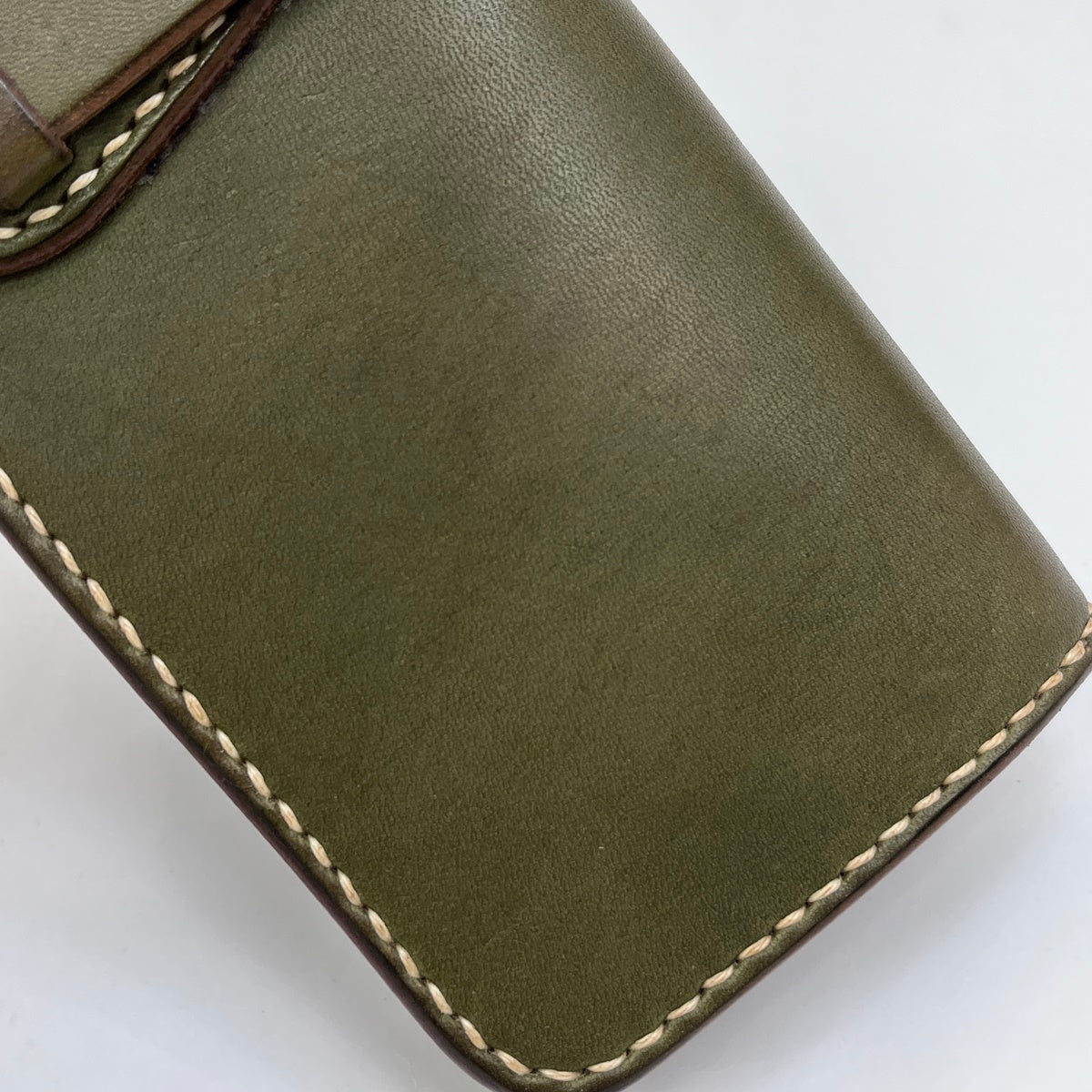 天神ワークス Middle Wallet 二つ折り財布 MW02 グリーン【加古川店】