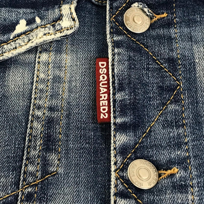 DSQUARED2 | ディースクエアード Dan Jean Jacket デニムジャケット デニム S74AM1521 S30872 ブルー サイズ：48【倉吉店】