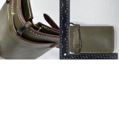 天神ワークス Middle Wallet 二つ折り財布 MW02 グリーン【加古川店】