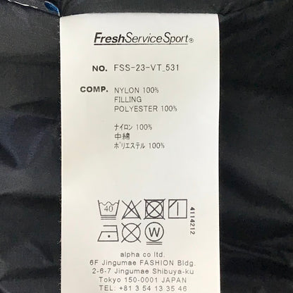 FreshService | フレッシュサービス PRIMALOFT VEST 中綿ベスト FSS-23-VT-531 ブラック サイズ：L【倉吉店】