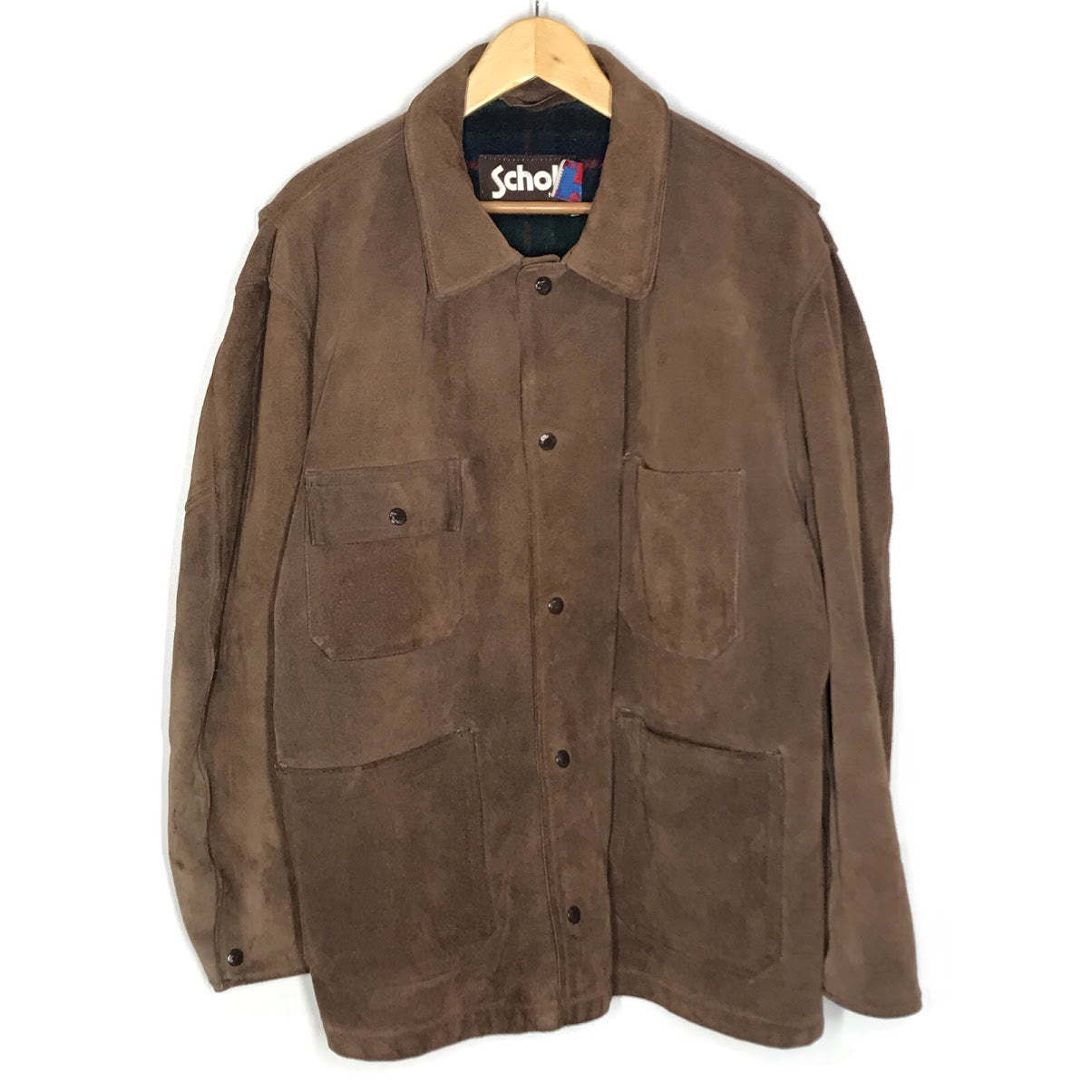 schott | ショット スウェードレザーカバージャケット その他アウター ブラウン サイズ：42【倉吉店】