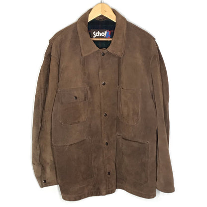schott | ショット スウェードレザーカバージャケット その他アウター ブラウン サイズ：42【倉吉店】