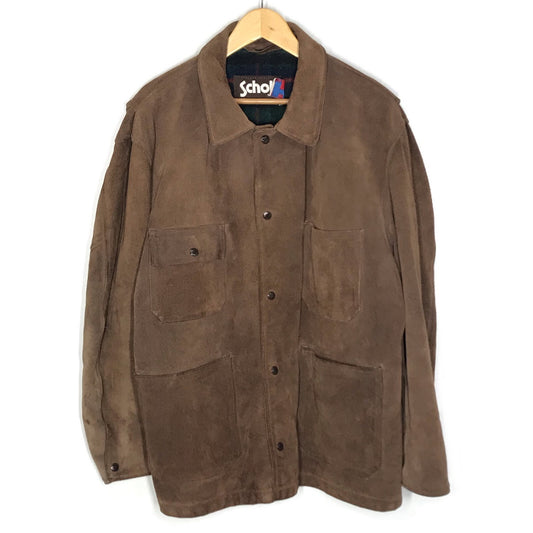 schott | ショット スウェードレザーカバージャケット その他アウター ブラウン サイズ：42【倉吉店】
