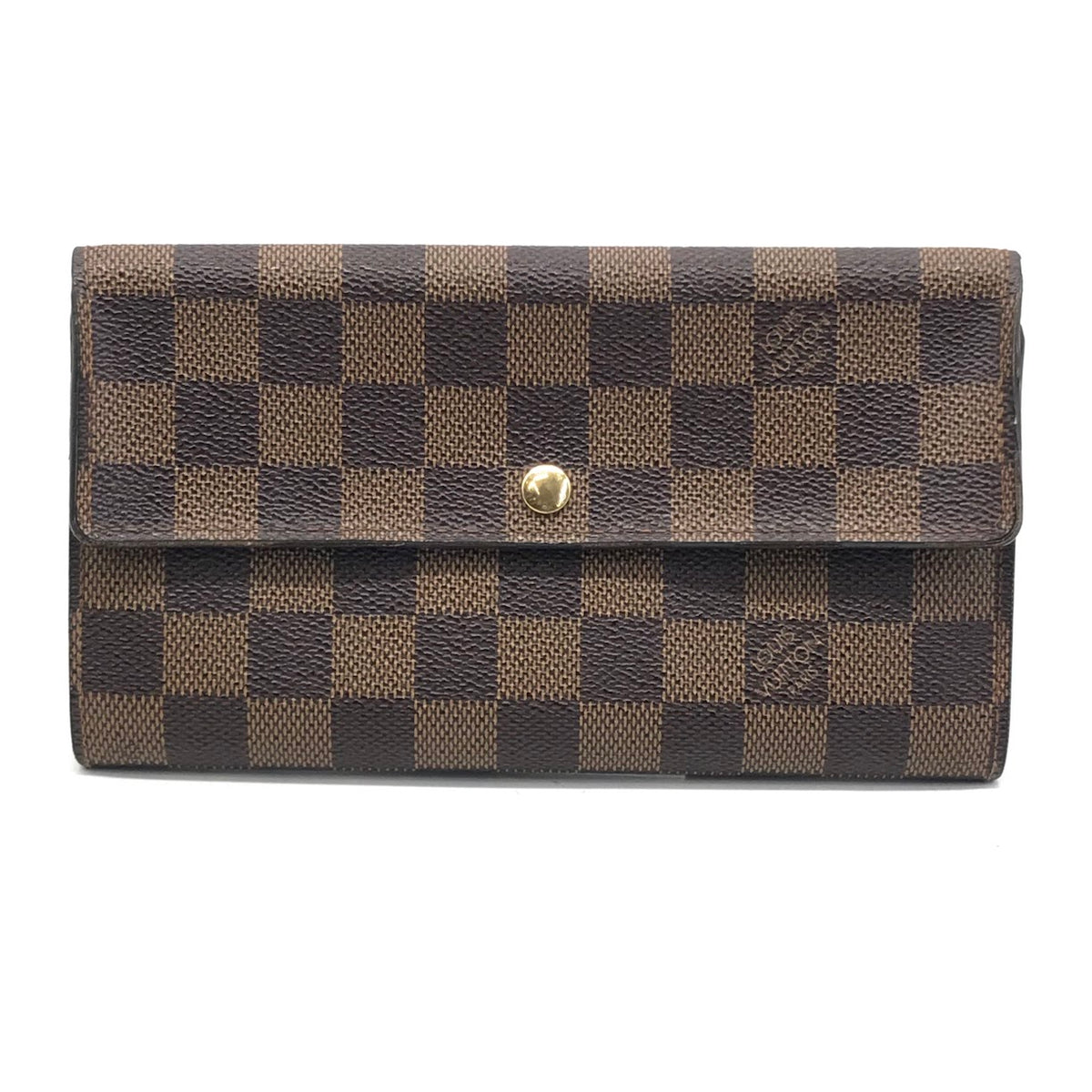 LOUIS VUITTON | ルイ・ヴィトン ダミエ ポシェット ポルト モネ クレディ 二つ折り長財布 長財布 N61725【倉吉店】