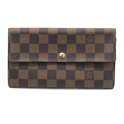 LOUIS VUITTON | ルイ・ヴィトン ダミエ ポシェット ポルト モネ クレディ 二つ折り長財布 長財布 N61725【倉吉店】