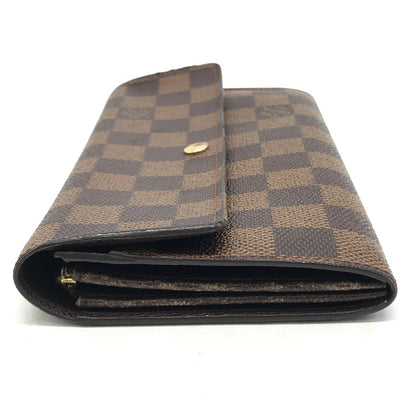 LOUIS VUITTON | ルイ・ヴィトン ダミエ ポシェット ポルト モネ クレディ 二つ折り長財布 長財布 N61725【倉吉店】