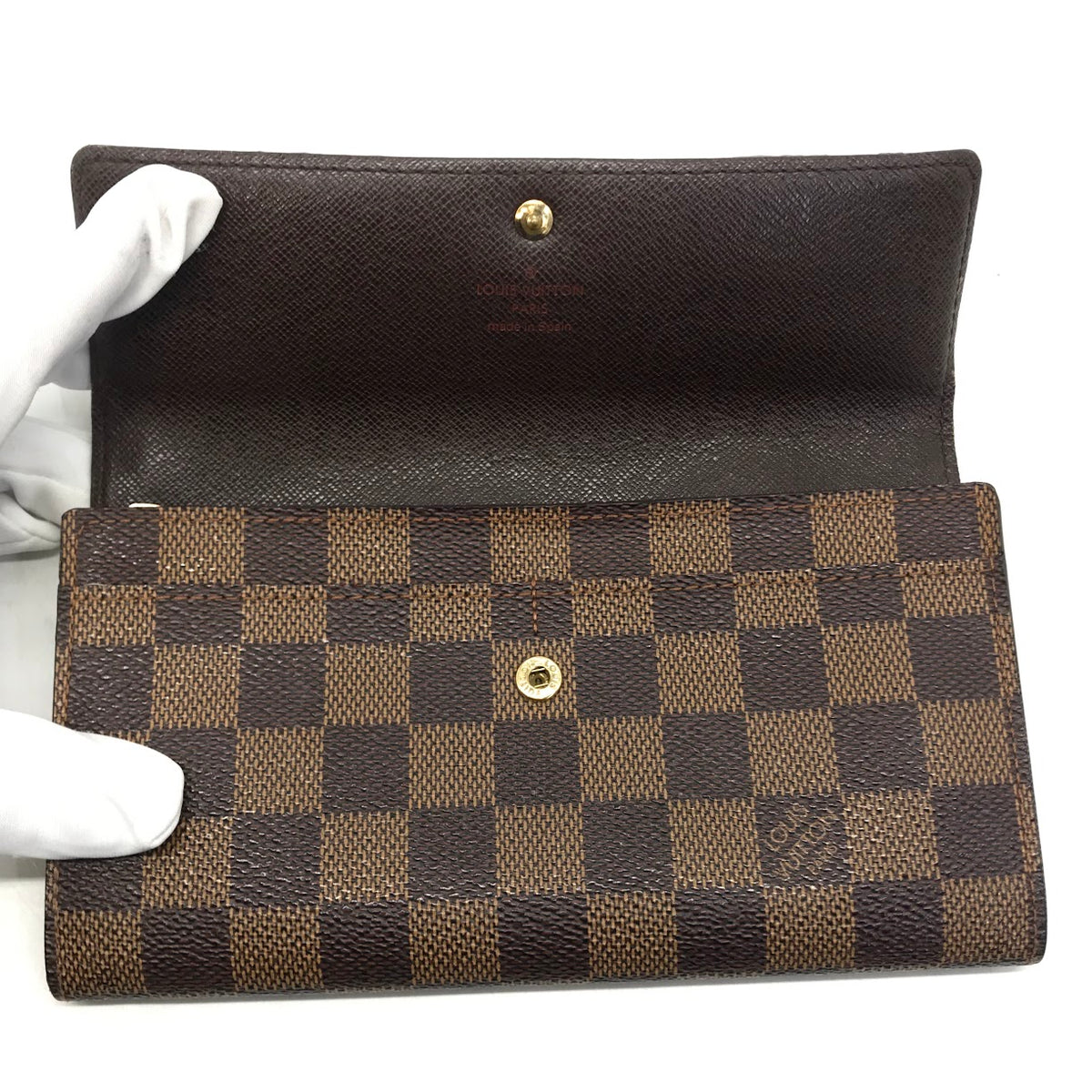 LOUIS VUITTON | ルイ・ヴィトン ダミエ ポシェット ポルト モネ クレディ 二つ折り長財布 長財布 N61725【倉吉店】