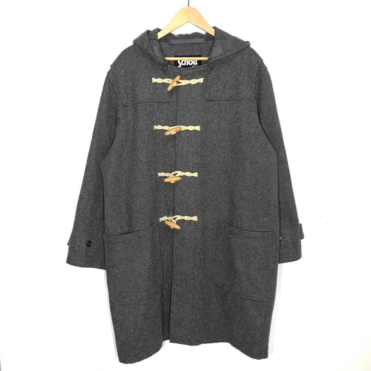 schott | ショット ダッフルコート チャコールグレー【倉吉店】