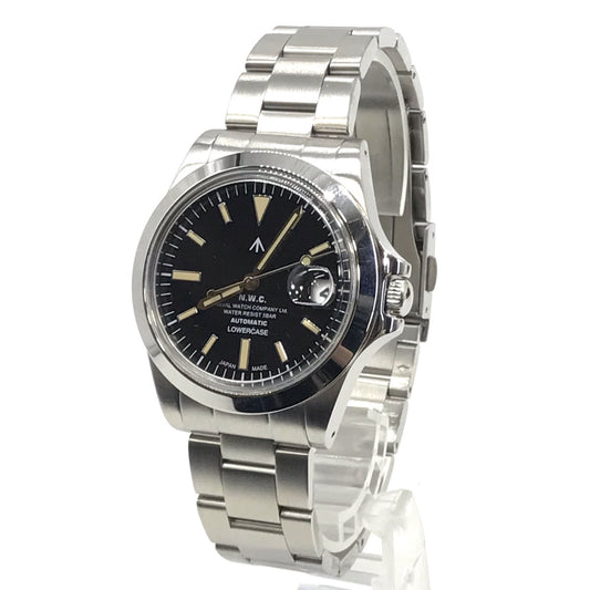 NAVAL WACTH｜ナバル ウォッチ N.W.C LOWERCASE アナログ自動巻き 腕時計 NH35-V080 ブラック【倉吉店】