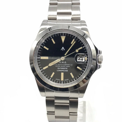 NAVAL WACTH｜ナバル ウォッチ N.W.C LOWERCASE アナログ自動巻き 腕時計 NH35-V080 ブラック【倉吉店】