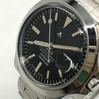 NAVAL WACTH｜ナバル ウォッチ N.W.C LOWERCASE アナログ自動巻き 腕時計 NH35-V080 ブラック【倉吉店】