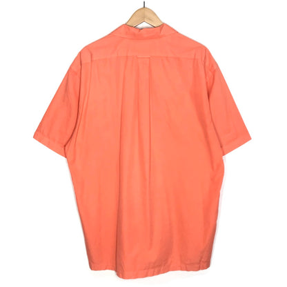 POLO RALPH LAUREN | ポロ・ラルフローレン 90s オープンカラーシャツ CALDWELL 半袖シャツ サーモンピンク サイズ：L【倉吉店】【代金引換不可・日時指定不可】【ポスト投函】