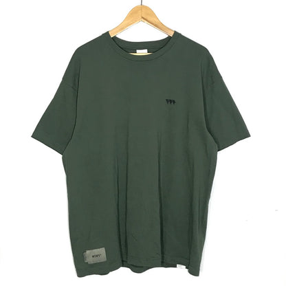 W)TAPS | ダブルタップス SS / COTTON 半袖Ｔシャツ 261ATDT-STM04S カーキグリーン サイズ：3【倉吉店】【代金引換不可・日時指定不可】【ポスト投函】